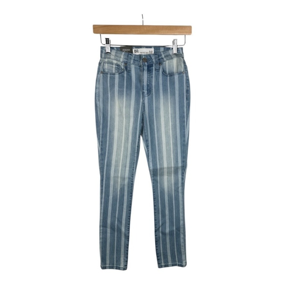 NWT Women's RSQ Jeans High Rise Ankle Skinny Size 0/24" Waist Blue